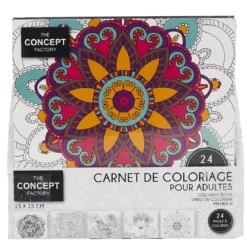 LIVRE COLORIAGE ADULTE VOYAGE 24 PAGES