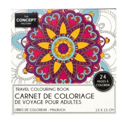 LIVRE COLORIAGE ADULTE VOYAGE 24 PAGES