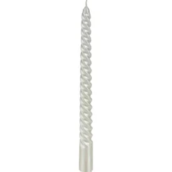 LOT 4 BOUGIES BATONS PAILLETEES OU TWIST 48G BLANC