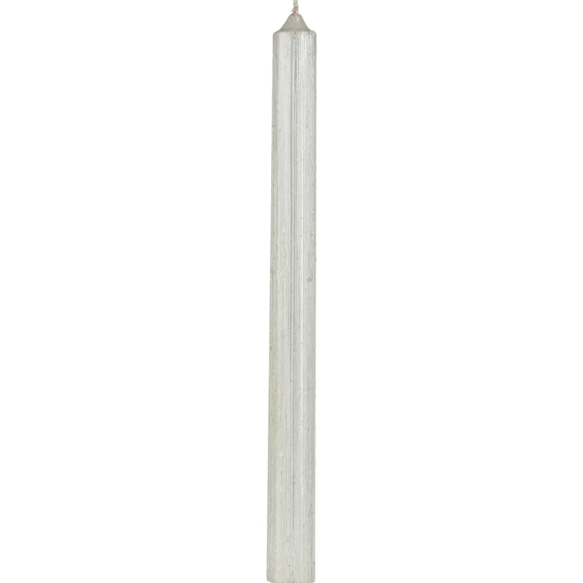 LOT 4 BOUGIES BATONS PAILLETEES OU TWIST 48G BLANC