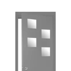 LOT 4 MIROIRS ADHESIFS CARRES 20X20CM