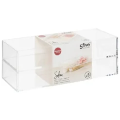LOT 3 RANGEMENT SELENA ACRYLIQUE