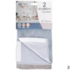 LOT2 SERPILLERES MICROFIBRE SCRATCH GREGE BLEU