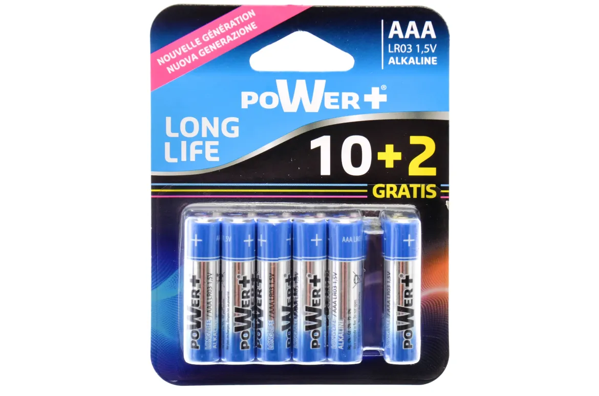LR03 12 PILES EN BLISTER