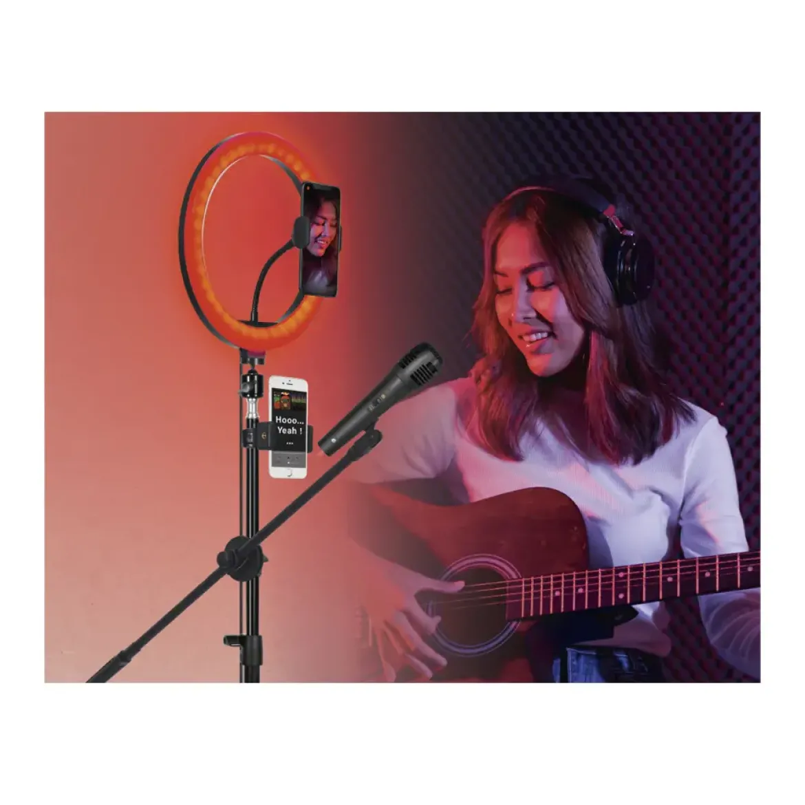 LUMIERE LED TREPIED XXL PHOTO VIDEO KARAOKE
