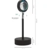 LUMIERE PROJECTEUR LED COUCHER DE SOLEIL
