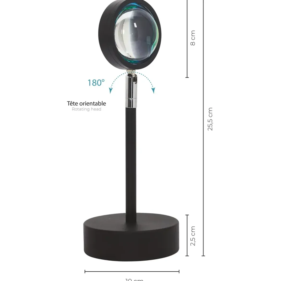 LUMIERE PROJECTEUR LED COUCHER DE SOLEIL