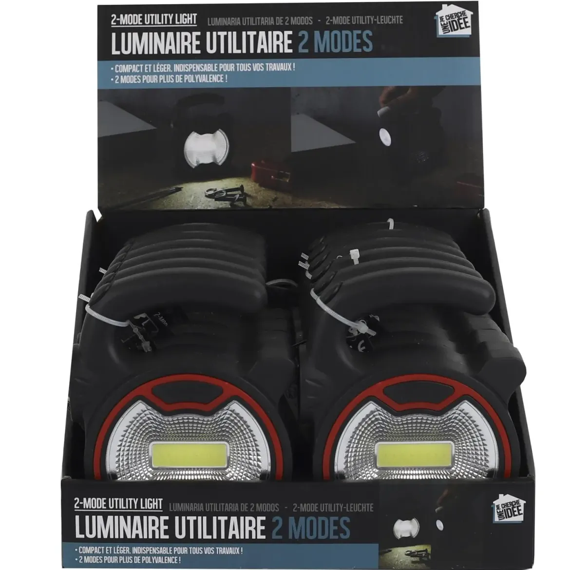 LUMINAIRE COB UTILITAIRE 2 MODES