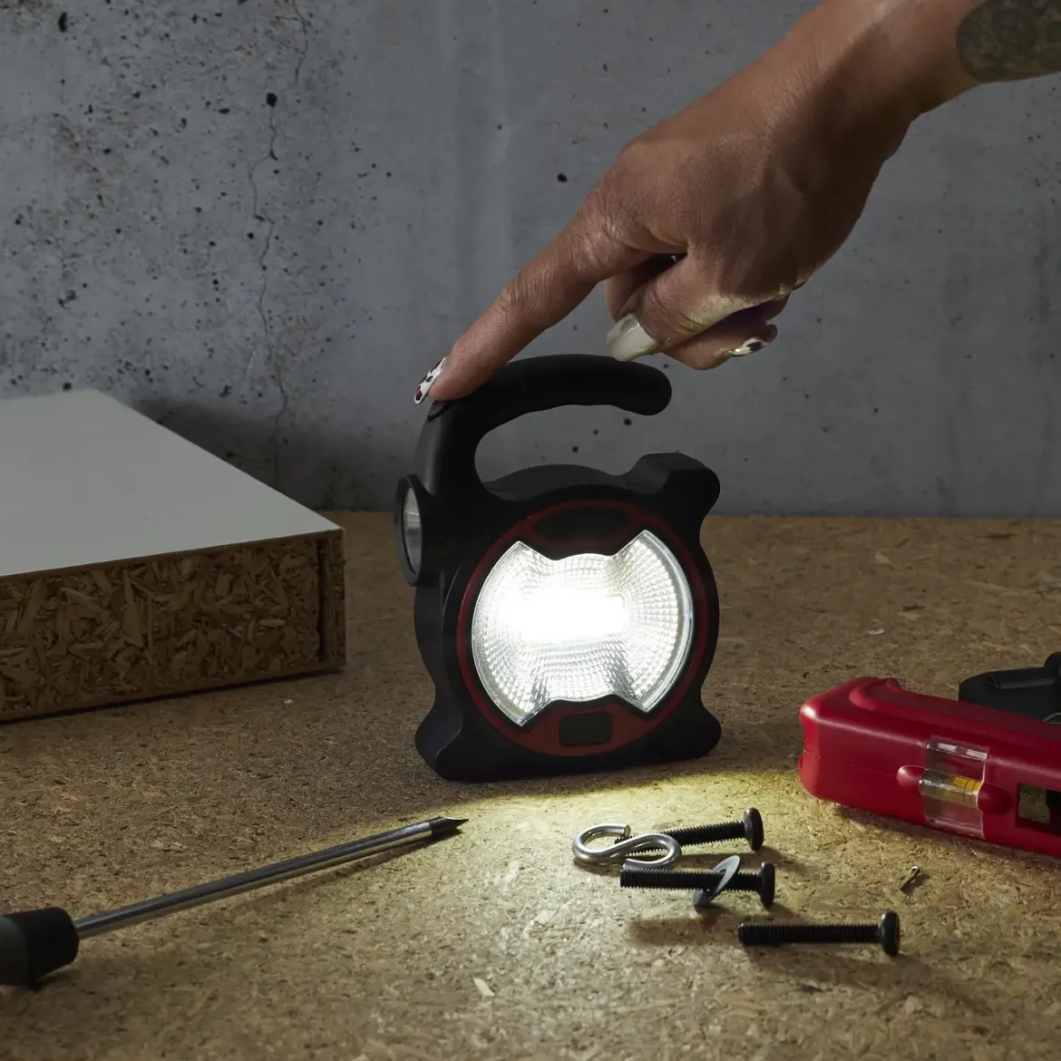 LUMINAIRE COB UTILITAIRE 2 MODES