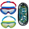LUNETTE NATATION JUNIOR SILICONE ANTIBUEE AVEC ETUI