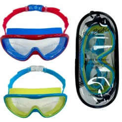 LUNETTE NATATION JUNIOR SILICONE ANTIBUEE AVEC ETUI