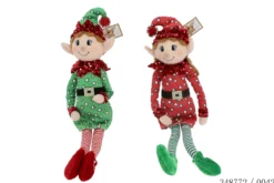 LUTIN ASSIS 15X9X53CM VERT ET ROUGE