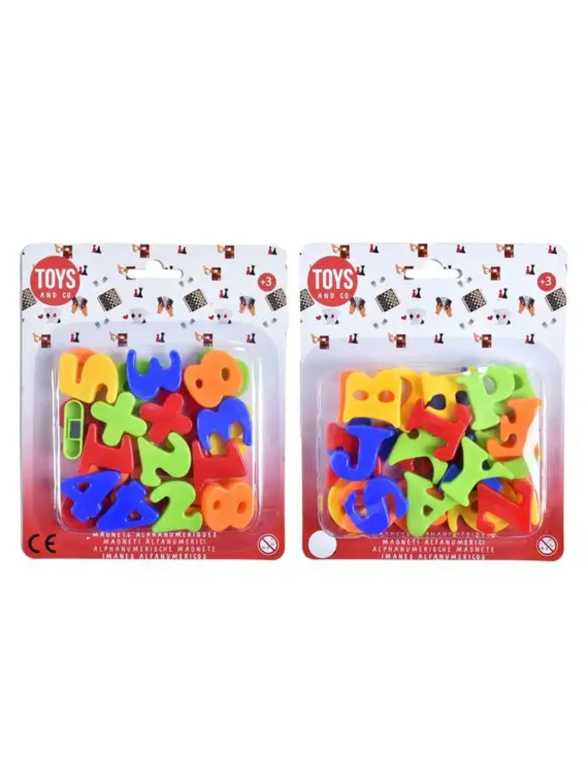 MAGNETS ALPHABET CHIFFRES 26 PIECES