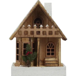MAISON BOIS ENNEIGE LED H.30CM