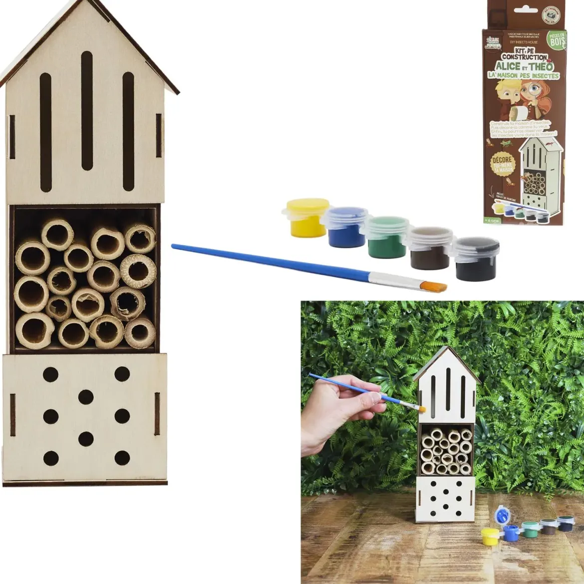MAISON INSECTES A MONTER SOI MEME H.23.5CM