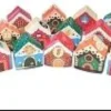 MAISONS DE L AVENT A ASSEMBLER 7.5X8X5.5CM 24 PIECES