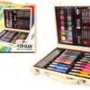 MALLETTE BOIS DESSIN PEINTURE 68 PIECES