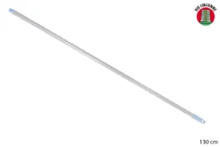 MANCHE METAL PLASTIQUE BICOLORE 130CM VIS ITALIENNE