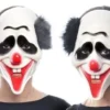 MASQUE CLOWN FOU AVEC CHEVEUX 25X17 CM