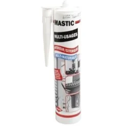 MASTIC SILICONE UNIVERSEL BLANC280ML