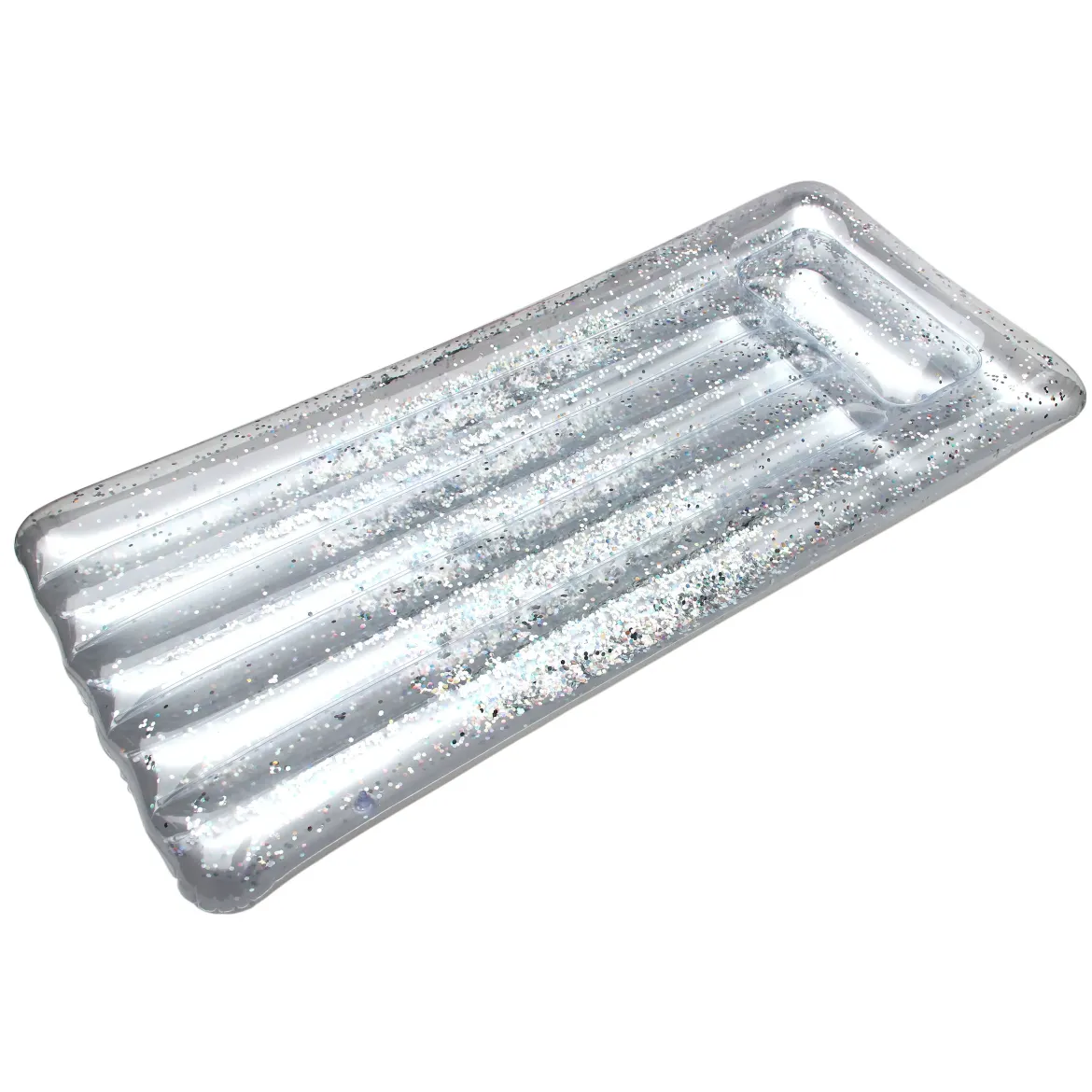MATELAS GONFLABLE SILVER PAILLETTES 181X82CM