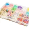 MAXI BOITE PERLES HEISHI ET POLYMERE X190G