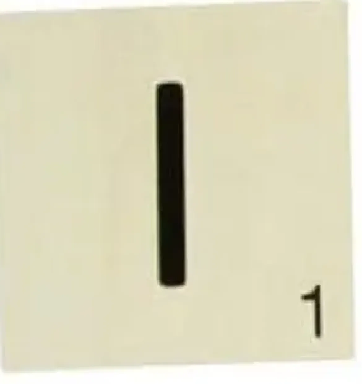 MAXI LETTRE DECO I. EN BOIS. 10 X 10 CM