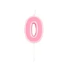 MINI BOUGIE ANNIVERSAIRE CHIFFRE 0 H.7CM PASTEL