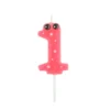 MINI BOUGIE CHIFFRE 1 H.5CM