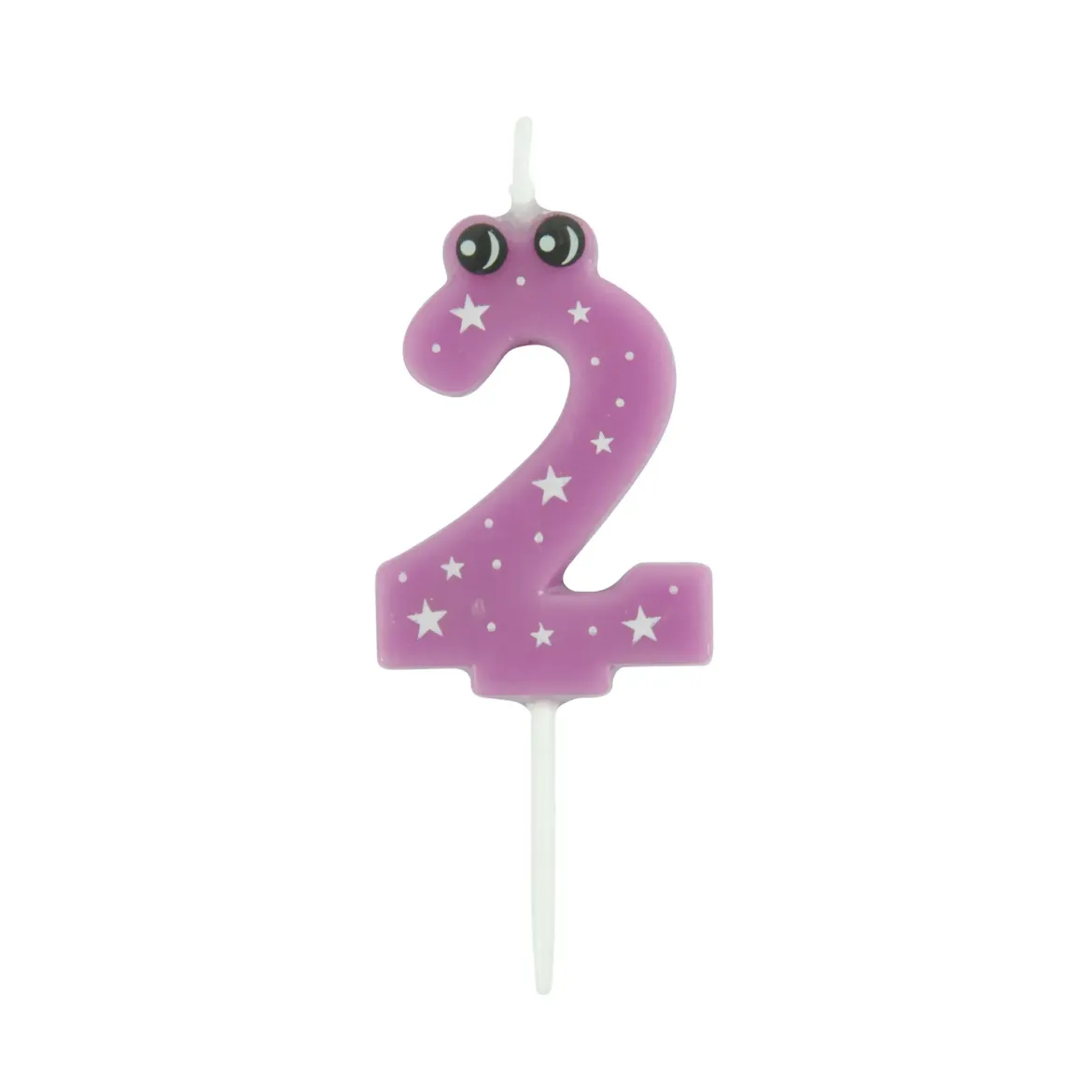 MINI BOUGIE CHIFFRE 2 H.5CM
