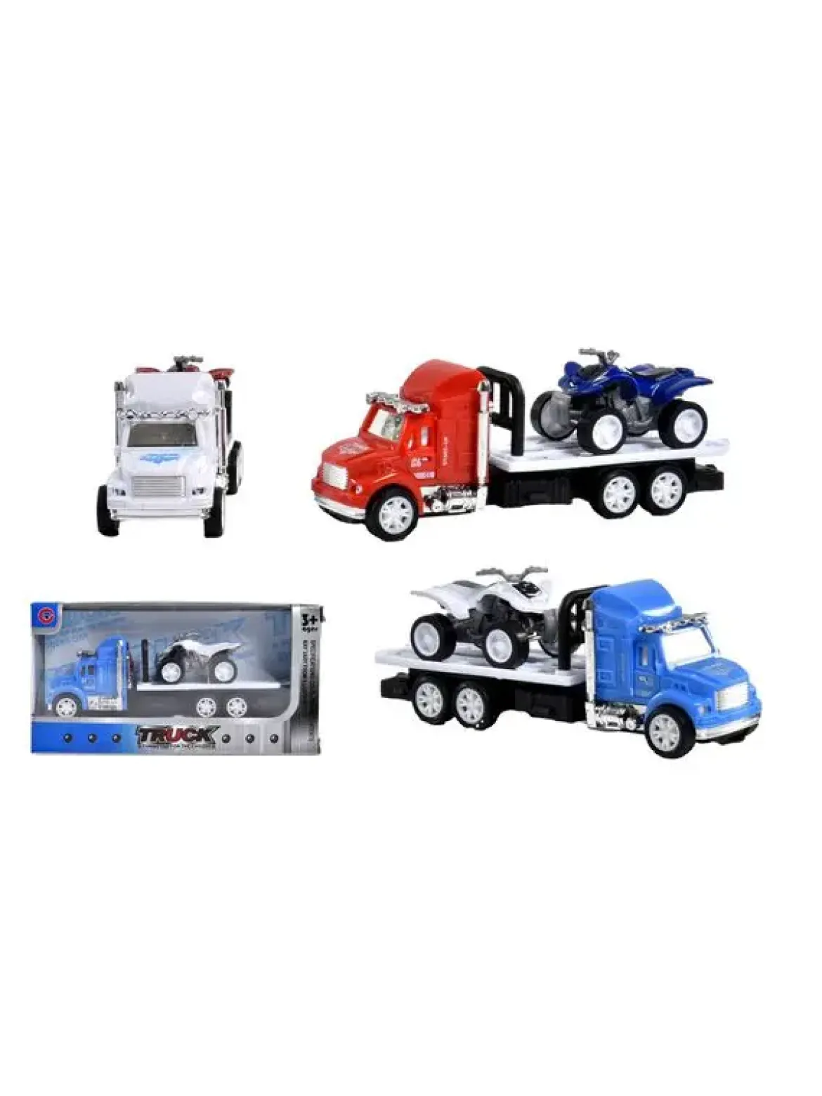 MINI CAMION A PLATEFORME ET QUAD