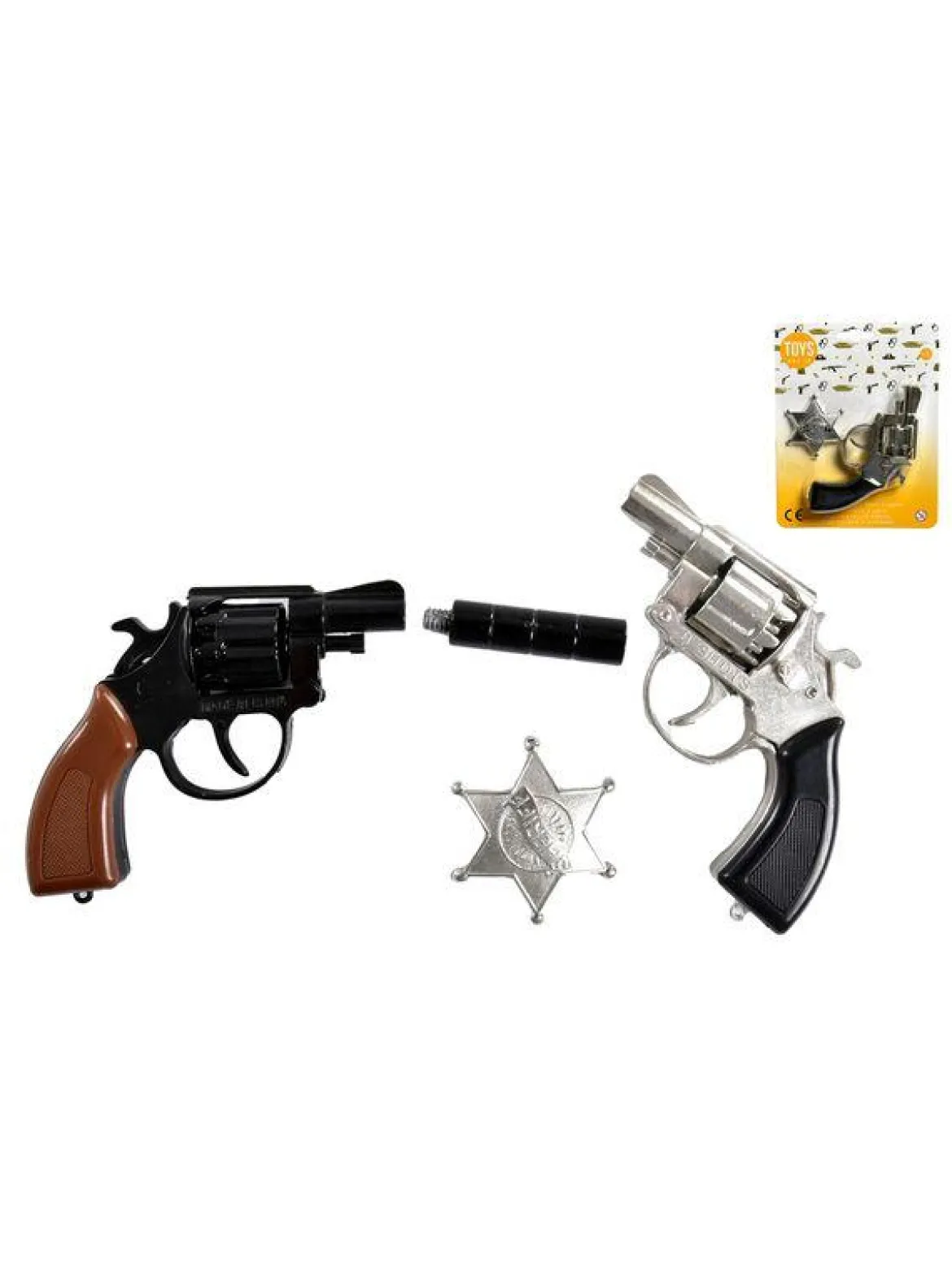 MINI PISTOLET DIE CAST 8 COUPS