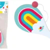 MINI RAQUETTE ET BALLE BOIS 23CM