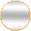 MIROIR MURAL LED ROND BAMBOU D.57CM
