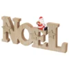 MOT BOIS NOEL AVEC PERE NOEL L.30CM
