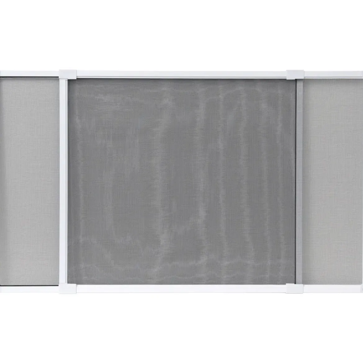 MOUSTIQUAIRE CADRE EXTENSIBLE 50X40CM BLANC TOILE GRISE