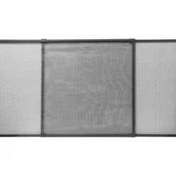 MOUSTIQUAIRE CADRE EXTENSIBLE 100X70CM GRIS TOILE GRISE