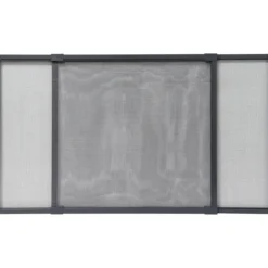MOUSTIQUAIRE CADRE EXTENSIBLE 70X50CM GRIS TOILE GRISE