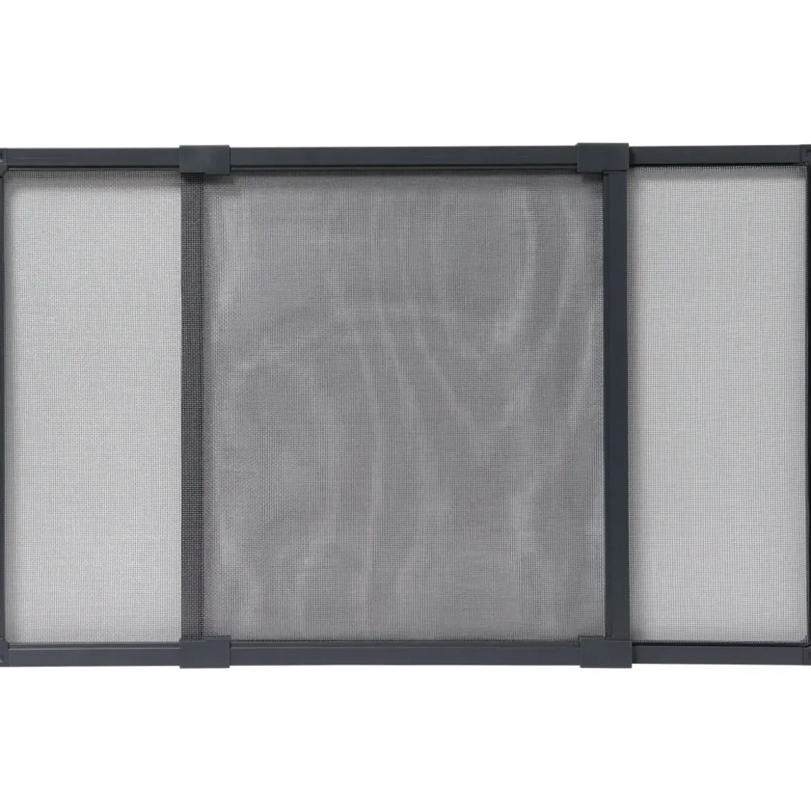MOUSTIQUAIRE CADRE EXTENSIBLE 50X40CM GRIS TOILE GRISE