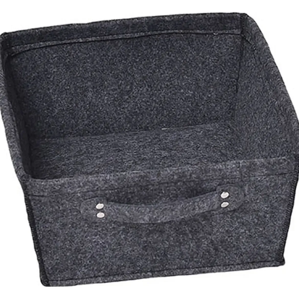 MOYENNE PANIERE DRESSING EVASEE EN FEUTRINE AVEC UNE POIGNEE