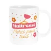 MUG ROSE MAITRESSE MERCI