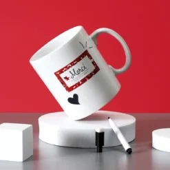 MUG XXL MERCI POUR CETTE ANNEE ET STYLO 80CL