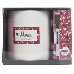 MUG XXL MERCI POUR CETTE ANNEE ET STYLO 80CL