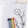 NAPPE PAQUES PAPIER A COLORIER 5 CRAYONS 180X120CM