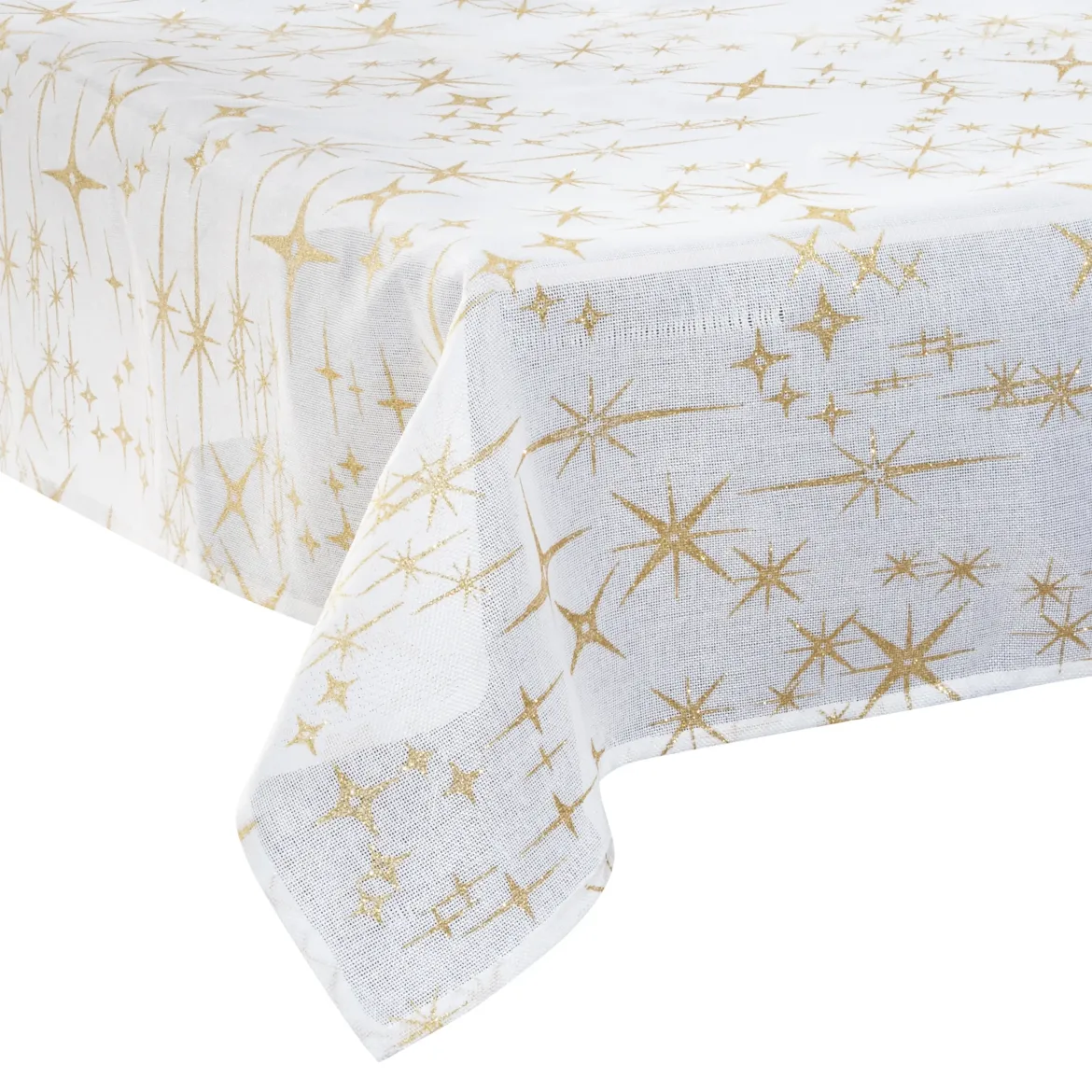 NAPPE CANEVAS ETOILE OR 140X360CM