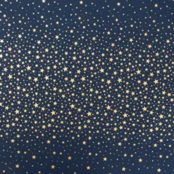 NAPPE COTON ETOILES BLEU 140X240CM