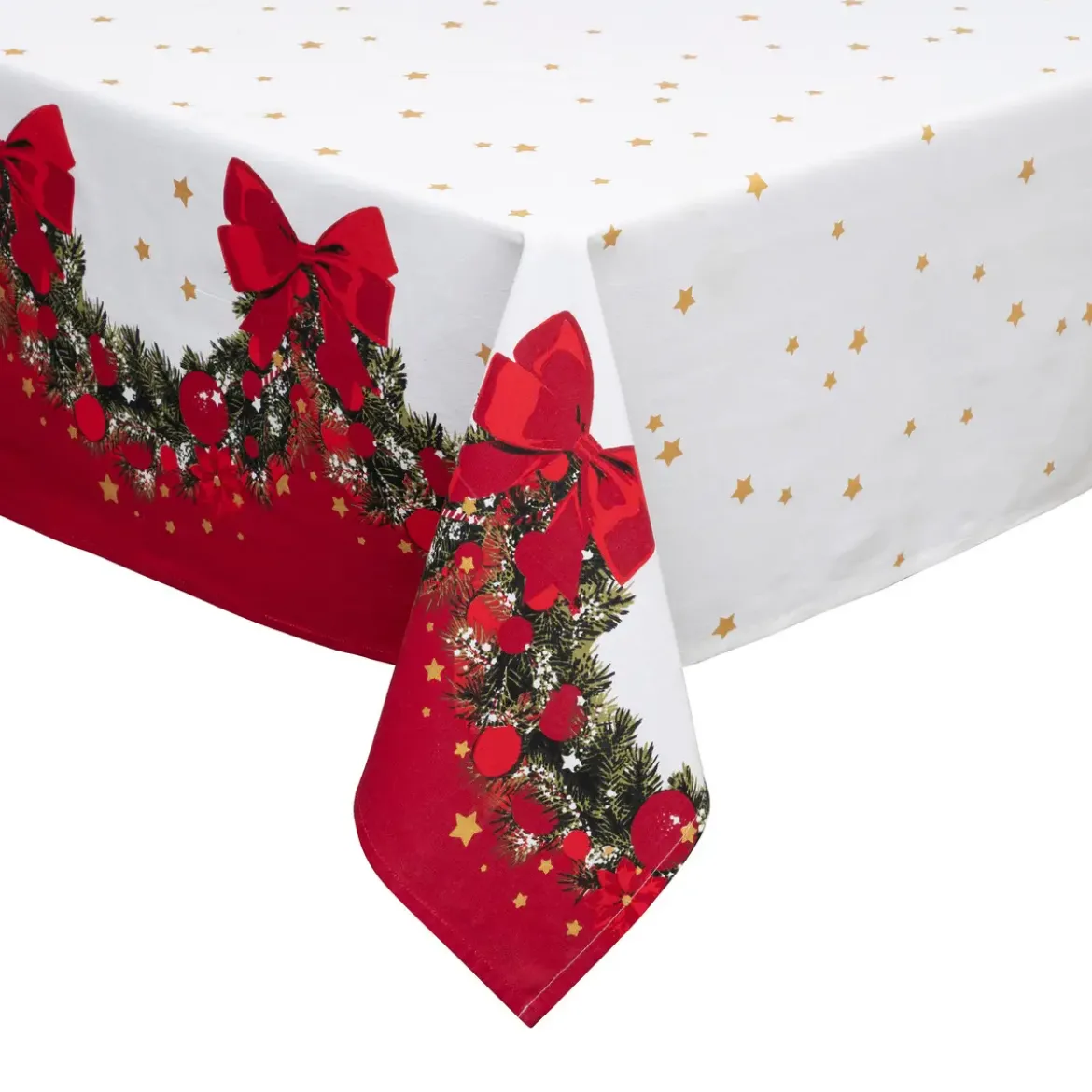 NAPPE COTON FLOSI BLANCHE 140X360CM
