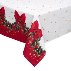 NAPPE COTON FLOSI BLANCHE 140X240CM