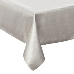 NAPPE PAILLETTE BLANC 140X240CM
