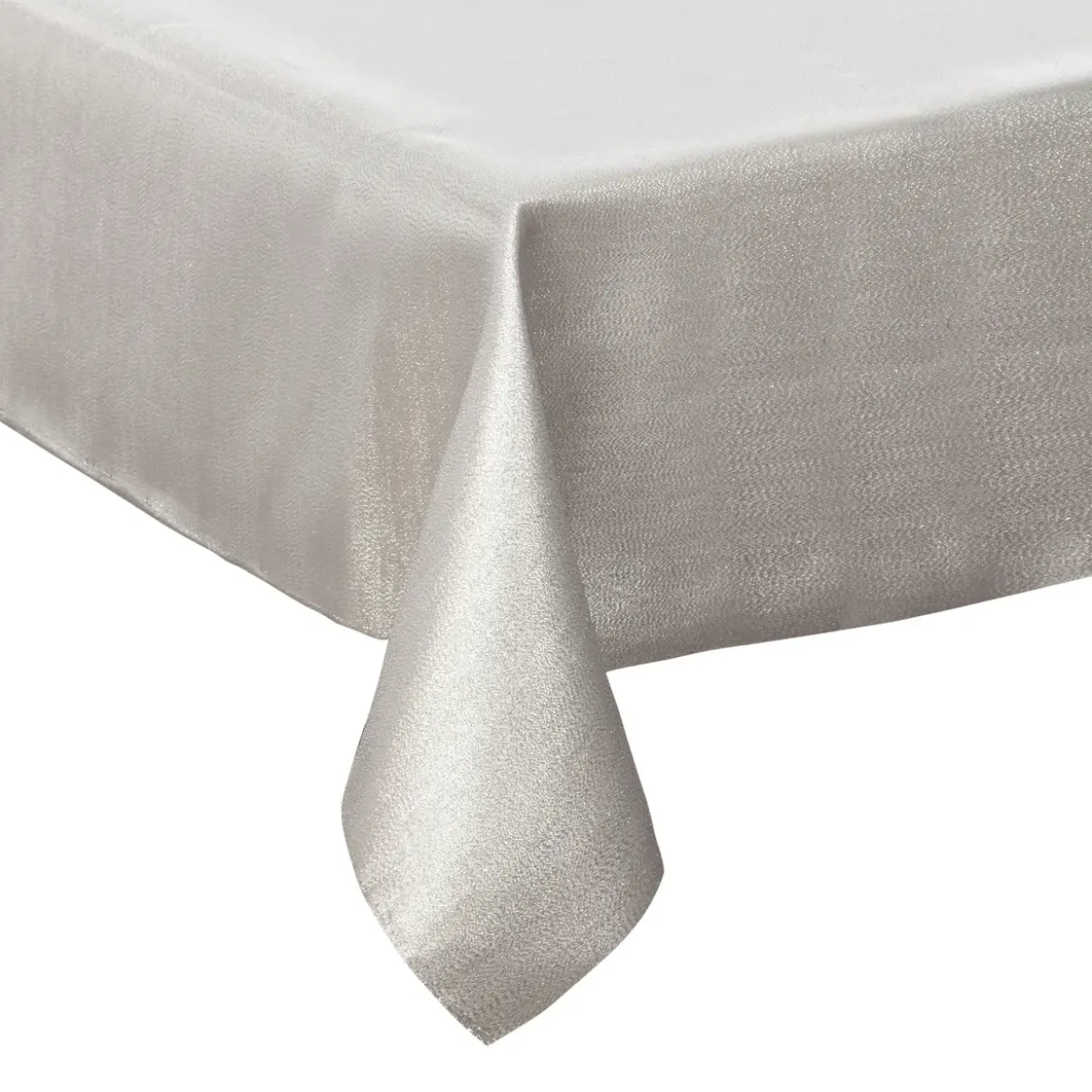 NAPPE PAILLETTE BLANC 140X240CM